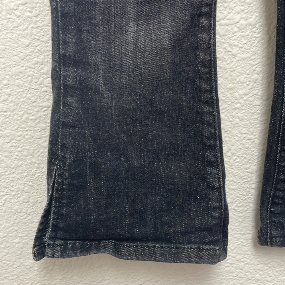 Children's Place Black Flare Denim Jeans Girl’s Kid’s Size 4